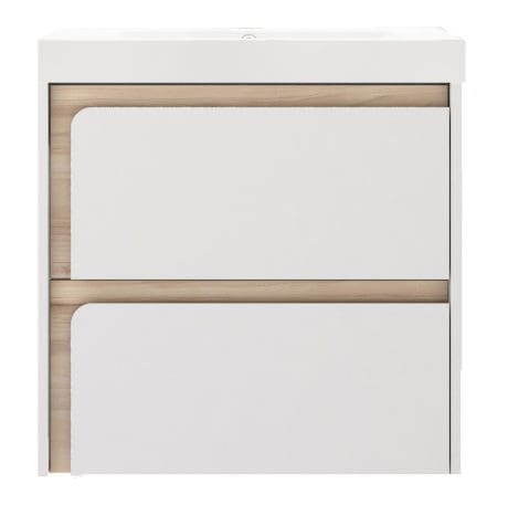 Indico 800 2Drw W/Hung Unit White/Aliso