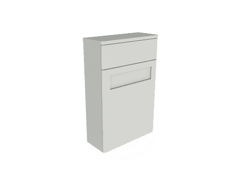 Holborn Isobel 600 Wc Unit Matt Cloud Grey