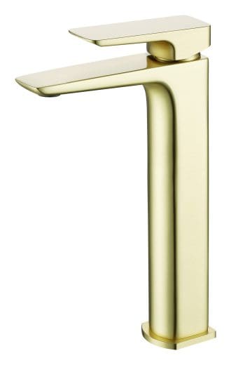 New Sabre Tall Mono Basin Mixer B/Brass