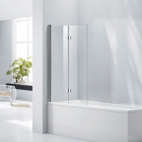 SERA  6MM 2-PANEL BATH SCREEN 1400 X 800