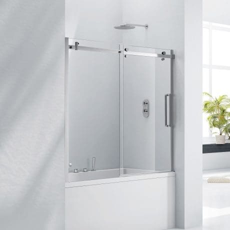 SLIDE  8MM 2-PANEL BATH SCREEN 1500X1700