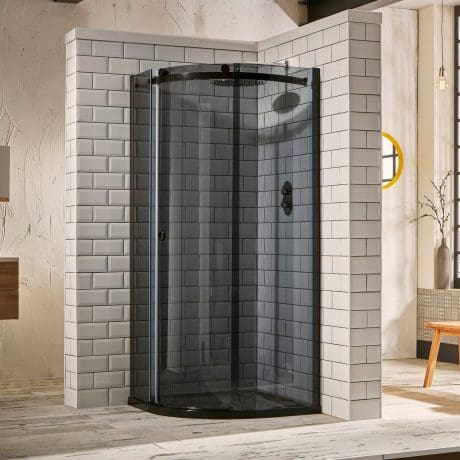Sphere 1200 X 800 Quad Cubicle Smoked R/H