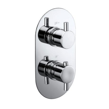 Frontline Evoke Twin Concealed Valve & Div