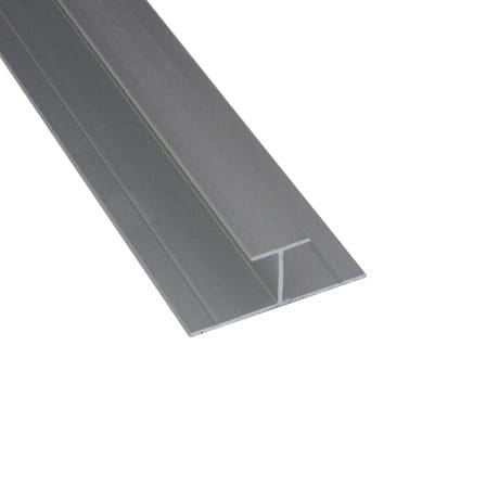 11Mm Aluminium H Join Satin Silver