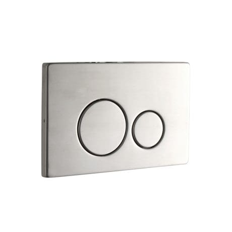 Iso Flush Plate Brushed Steel
