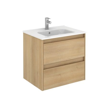 ALFA 600 2 DRW W/HUNG UNIT OAK