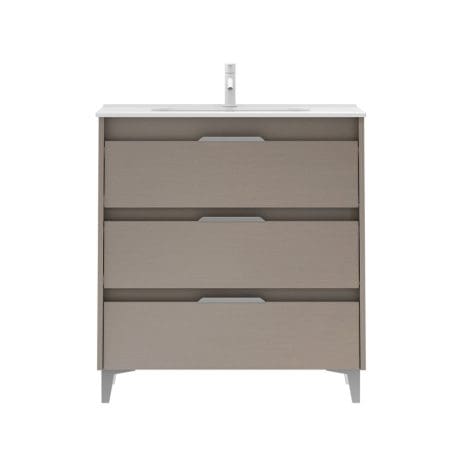 SUKI 800 3 DRW F/S UNIT GLOSS WHITE