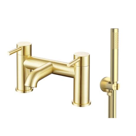 Mineral Bath Shower Mixer Brushed Brass
