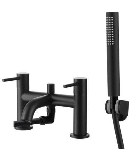 Mineral Bath Shower Mixer Matt Black