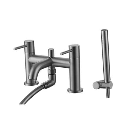 Mineral Bath Shower Mixer Gunmetal Grey