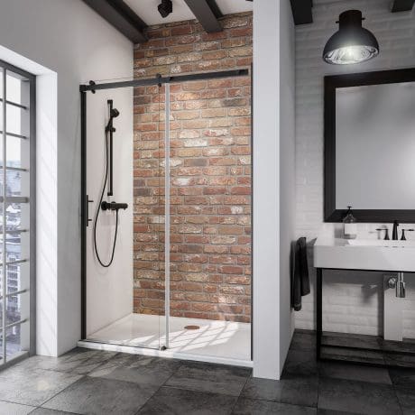 HSK URBAN 1200 SLIDER 1 DOOR BLACK