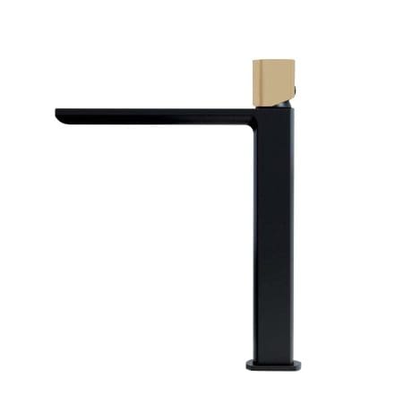 MYTIME BLACK TALL BASIN MONO BRUSHED GOLD
