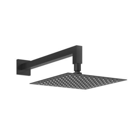 Matt Black 300Mm Square Shower Head