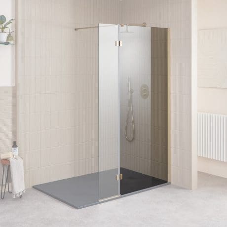 Walk-In Front Panel Clear Glass Only 760