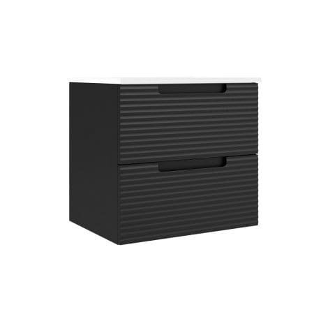 Kyoto 600 W/Hung Unit Matt Black *76364*