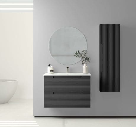 Kyoto 800 W/Hung Unit Matt Graphite *76355