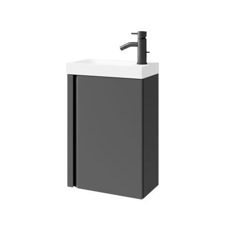LAGOS 400 WALL HUNG SET MATT GRAPHITE