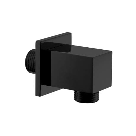 Matt Black Square Outlet Elbow