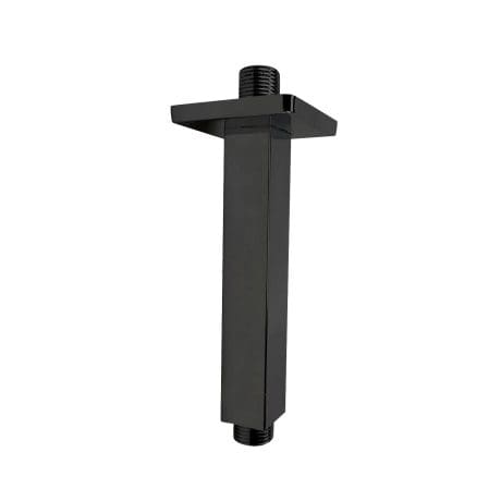 Square Ceiling Arm 150Mm Matt Black