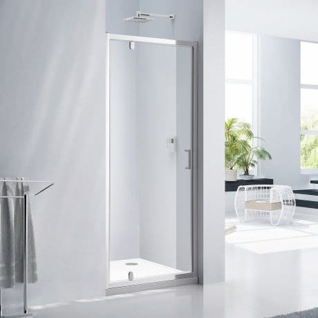 New 6Mm Pivot Door 700 Chrome