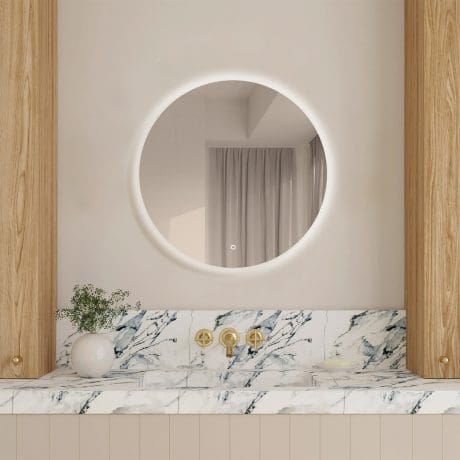 Orb Round Backlit Mirror 800