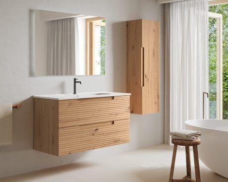 Kyoto 800 W/Hung Unit Oak *76370*