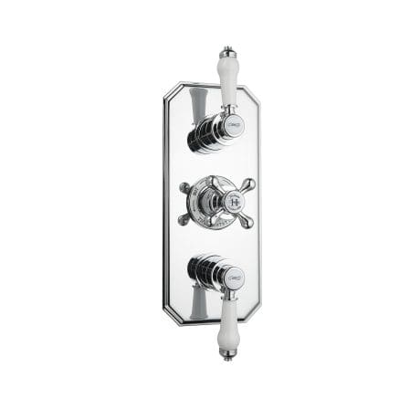 Traditional Triple Concealed Shower Valve