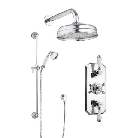 NEW EDWARDIAN SHOWER PACK CHROME