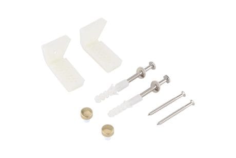 Universal Pan To Floor Fixing Kit B/Brass