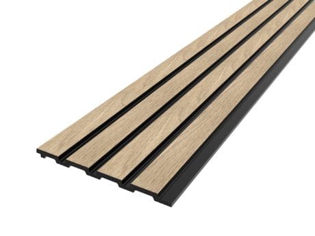 Wide Slat Trim 2400X72.6X7Mm Washed Oak Lh