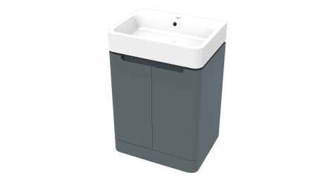 SENSO CURVED 2 DR F/S 600 UNIT CEMENT
