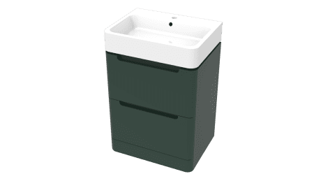SENSO CURVED 2 DRW F/S 600 UNIT MATT GREEN