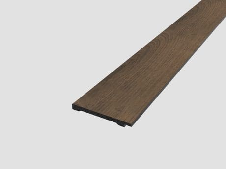 Wide Slat Trim 2400X72.6X7Mm Smoked Oak Lh