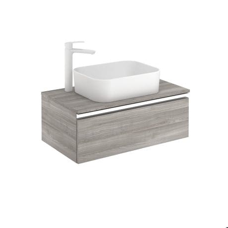 VIDA 800 1 DRW WALL HUNG UNIT SANDY GREY
