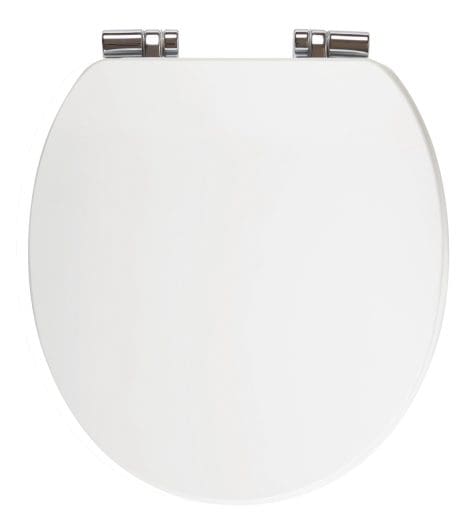 Holborn Seat Matt White (Chrome Hinges)