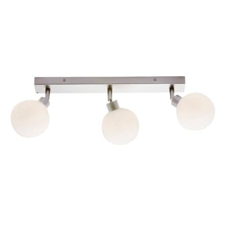 Triple Bar Spotlight Round Glass Chrome