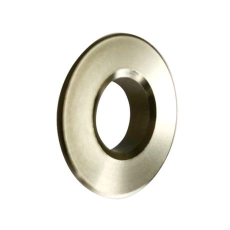 Round Overflow Cover Brushed Brass